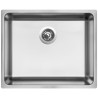 Kuchyňský dřez Sinks Block 540 V 1,0 mm, kartáčovaný, trojmontáž