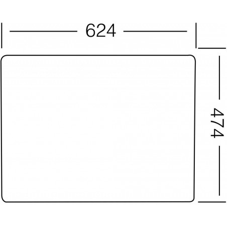 Kuchyňský dřez Sinks Grand 652 V 0,8 mm, leštěný