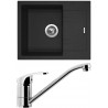 Set Sinks (dřez Linea 600 N Granblack 30 + baterie Pronto Chrom) Set Sinks (dřez Linea 600 N Granblack 30 + baterie Pronto Chrom)