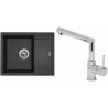 Set Sinks (dřez Linea 600 N Metalblack 74 + baterie Mix 350 P Chrom) Set Sinks (dřez Linea 600 N Metalblack 74 + baterie Mix 350 P Chrom)