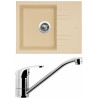 Set Sinks (dřez Linea 600 N Sahara 50 + baterie Pronto Chrom) Set Sinks (dřez Linea 600 N Sahara 50 + baterie Pronto Chrom)