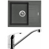 Set Sinks (dřez Linea 600 N Titanium 72 + baterie Pronto Chrom) Set Sinks (dřez Linea 600 N Titanium 72 + baterie Pronto Chrom)
