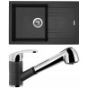 Set Sinks (dřez Linea 780 N Metalblack 74 + baterie Legenda S Metalblack 74) Set Sinks (dřez Linea 780 N Metalblack 74 + baterie Legenda S Metalblack 74)
