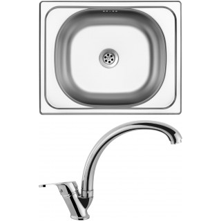 Set Sinks (dřez Classic 500 + baterie Evera Chrom)