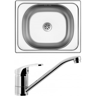 Set Sinks (dřez Classic 500 + baterie Pronto Chrom)