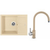 Set Sinks (dřez Amanda 650 Sahara 50 + baterie Vitalia Sahara 50) Set Sinks (dřez Amanda 650 Sahara 50 + baterie Vitalia Sahara 50)