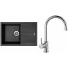 Set Sinks (dřez Amanda 780 Metalblack 74 + baterie Vitalia Chrom) Set Sinks (dřez Amanda 780 Metalblack 74 + baterie Vitalia Chrom)