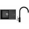 Set Sinks (dřez Amanda 780 Metalblack 74 + baterie Vitalia Metalblack 74) Set Sinks (dřez Amanda 780 Metalblack 74 + baterie Vitalia Metalblack 74)