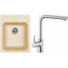 Set Sinks (dřez Classic 400 Sahara 50 + baterie Elka Chrom) Set Sinks (dřez Classic 400 Sahara 50 + baterie Elka Chrom)