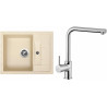 Set Sinks (dřez Crystal 615 Sahara 50 + baterie Elka Chrom) Set Sinks (dřez Crystal 615 Sahara 50 + baterie Elka Chrom)