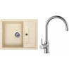 Set Sinks (dřez Crystal 615 Sahara 50 + baterie Vitalia Chrom) Set Sinks (dřez Crystal 615 Sahara 50 + baterie Vitalia Chrom)