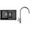 Set Sinks (dřez Crystal 780.1 Metalblack 74 + baterie Vitalia Chrom) Set Sinks (dřez Crystal 780.1 Metalblack 74 + baterie Vitalia Chrom)