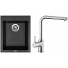 Set Sinks (dřez Cube 410 Granblack 30 + baterie Elka Chrom) Set Sinks (dřez Cube 410 Granblack 30 + baterie Elka Chrom)