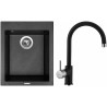 Set Sinks (dřez Cube 410 Metalblack 74 + baterie Vitalia Metalblack 74) Set Sinks (dřez Cube 410 Metalblack 74 + baterie Vitalia Metalblack 74)
