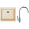 Set Sinks (dřez Cube 560 Sahara 50 + baterie Vitalia Chrom) Set Sinks (dřez Cube 560 Sahara 50 + baterie Vitalia Chrom)