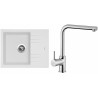 Set Sinks (dřez Linea 600 N Milk 28 + baterie Elka Chrom) Set Sinks (dřez Linea 600 N Milk 28 + baterie Elka Chrom)