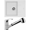 Set Sinks (dřez Linea 600 N Milk 28 + baterie Legenda S Milk 28) Set Sinks (dřez Linea 600 N Milk 28 + baterie Legenda S Milk 28)