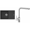Set Sinks (dřez Linea 780 N Granblack 30 + baterie Elka Chrom) Set Sinks (dřez Linea 780 N Granblack 30 + baterie Elka Chrom)