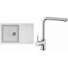 Set Sinks (dřez Linea 780 N Milk 28 + baterie Elka Chrom) Set Sinks (dřez Linea 780 N Milk 28 + baterie Elka Chrom)
