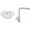 Set Sinks (dřez Naiky 980 Milk 28 + baterie Elka Chrom) Set Sinks (dřez Naiky 980 Milk 28 + baterie Elka Chrom)
