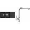 Set Sinks (dřez Perfecto 1160 DUO Metalblack 74 + baterie Elka Chrom) Set Sinks (dřez Perfecto 1160 DUO Metalblack 74 + baterie Elka Chrom)