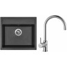 Set Sinks (dřez Solo 560 Metalblack 74 + baterie Vitalia Chrom) Set Sinks (dřez Solo 560 Metalblack 74 + baterie Vitalia Chrom)