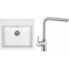 Set Sinks (dřez Solo 560 Milk 28 + baterie Elka Chrom) Set Sinks (dřez Solo 560 Milk 28 + baterie Elka Chrom)