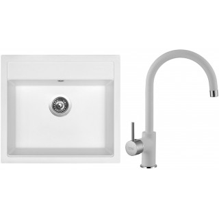 Set Sinks G9128 (dřez Solo 560 Milk 28 + baterie Vitalia Milk 28)