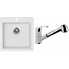 Set Sinks (dřez Viva 455 Milk 28 + baterie Legenda S Milk 28) Set Sinks (dřez Viva 455 Milk 28 + baterie Legenda S Milk 28)