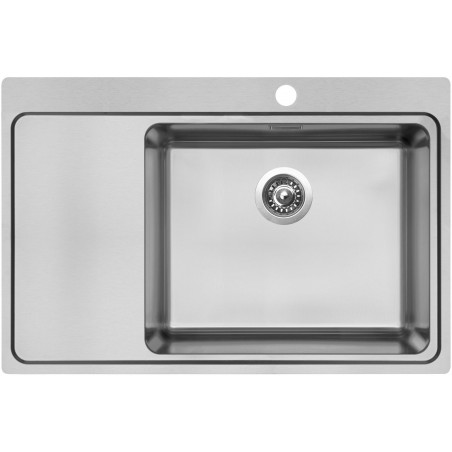 Kuchyňský dřez Sinks Blocker 780 V 1 mm, kartáčovaný, pravý
