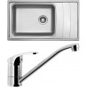 Set Sinks (dřez Wave 915 V 0,8 mm, leštěný + baterie Pronto Chrom) Set Sinks (dřez Wave 915 V 0,8 mm, leštěný + baterie Pronto Chrom)