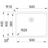 Kuchyňský dřez Sinks Step 540 1,0 mm
