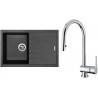 Set Sinks (dřez Best 780 Metalblack 74 + baterie Mix P Chrom - lesklý) Set Sinks (dřez Best 780 Metalblack 74 + baterie Mix P Chrom - lesklý)
