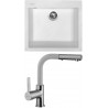 Set Sinks (dřez Cube 560 Milk 28 + baterie Enigma S Milk 28) Set Sinks (dřez Cube 560 Milk 28 + baterie Enigma S Milk 28)