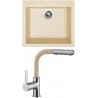 Set Sinks (dřez Cube 560 Sahara 50 + baterie Enigma S Sahara 50) Set Sinks (dřez Cube 560 Sahara 50 + baterie Enigma S Sahara 50)