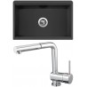 Set Sinks (dřez Farmhouse 838 NANO Nanoblack N6 + baterie Mix 3 P Chrom - lesklý) Set Sinks (dřez Farmhouse 838 NANO Nanoblack N6 + baterie Mix 3 P Chrom - lesklý)
