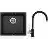 Set Sinks (dřez Frame 457 Pureblack 26 + baterie Vitalia Pureblack 26) Set Sinks (dřez Frame 457 Pureblack 26 + baterie Vitalia Pureblack 26)