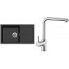 Set Sinks (dřez Infinity 860 Metalblack 74 + baterie Elka Chrom - lesklý) Set Sinks (dřez Infinity 860 Metalblack 74 + baterie Elka Chrom - lesklý)