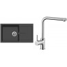 Set Sinks (dřez Infinity 860 Pureblack 26 + baterie Elka Chrom - lesklý) Set Sinks (dřez Infinity 860 Pureblack 26 + baterie Elka Chrom - lesklý)