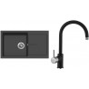 Set Sinks (dřez Infinity 860 Pureblack 26 + baterie Vitalia Pureblack 26) Set Sinks (dřez Infinity 860 Pureblack 26 + baterie Vitalia Pureblack 26)