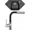 Set Sinks (dřez Naiky 980 Metalblack 74 + baterie Enigma S Metalblack 74) Set Sinks (dřez Naiky 980 Metalblack 74 + baterie Enigma S Metalblack 74)