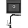 Set Sinks (dřez Solo 560 Pureblack 26 + baterie Enigma S Pureblack 26) Set Sinks (dřez Solo 560 Pureblack 26 + baterie Enigma S Pureblack 26)