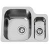 Kuchyňský dřez Sinks DUO 571.1 V 1,0 mm, levý, leštěný