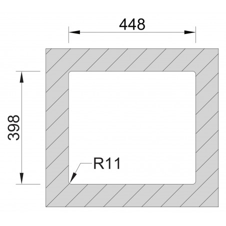 Kuchyňský dřez Sinks Box 490 FI 1,0 mm