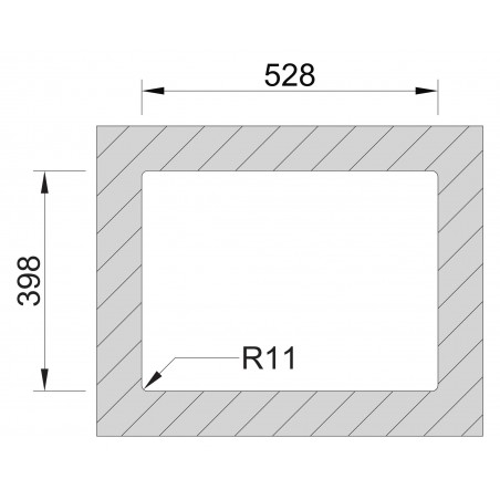 Kuchyňský dřez Sinks Box 570.1 RO 1,0 mm