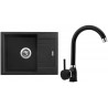 Set Sinks (dřez Rapid 580 N Granblack 30 + baterie Polo Granblack 30)
