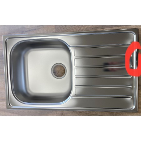 Kuchyňský dřez Sinks Hypnos 860 V 0,6 mm, matný