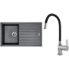 Set Sinks G13372 (dřez Perfecto 860 Titanium 72 + baterie Flexia lesklá)