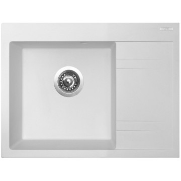 Kuchyňský dřez Sinks Rim 650 L Milk 28 levý