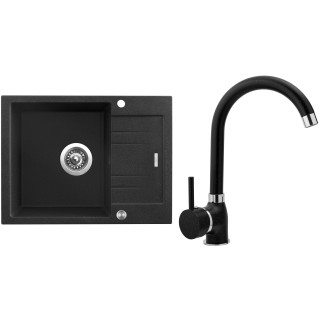 Set Sinks G1130XC (dřez Rapid 580 XC Granblack 30 + baterie Polo Granblack 30)